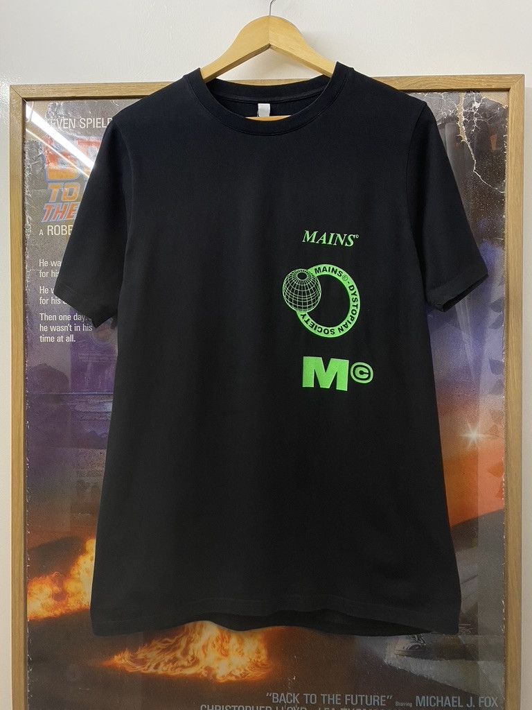 MAINS AW2018 Skepta Mains Dystopian Society T Shirt Size US S / EU 44-46 / 1 - 1 Thumbnail