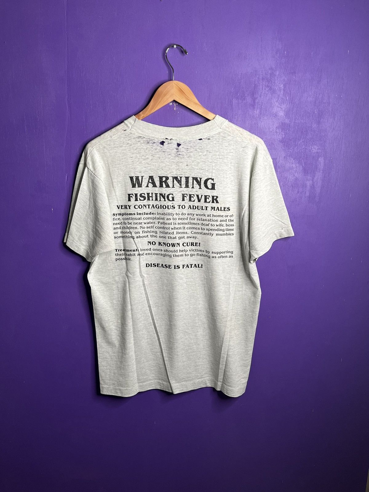 Vintage Vintage 90s fishing fever bass fishing t-shirt Size US L / EU 52-54 / 3 - 2 Thumbnail