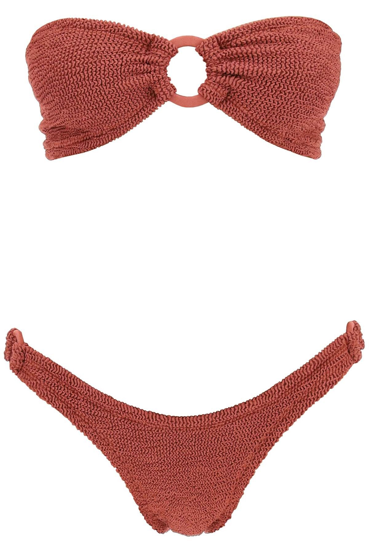 image of Hunza G Gloria Bikini Set in Marrone, Women's