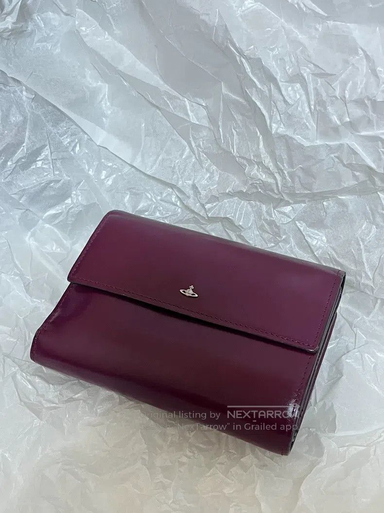 Vivienne Westwood Vivienne Westwood Purple short leather wallet Size ONE SIZE - 1 Thumbnail