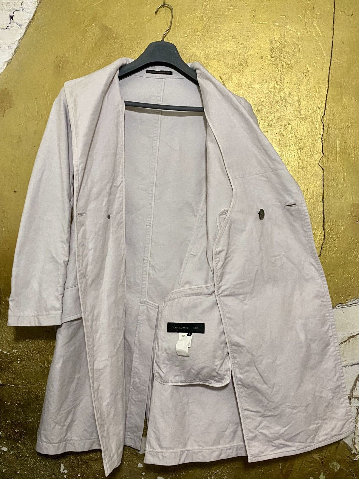 Yohji Yamamoto YOHJI Yamamoto NOIR cotton trench cotton Size US XS / EU 42 / 0 - 3 Thumbnail