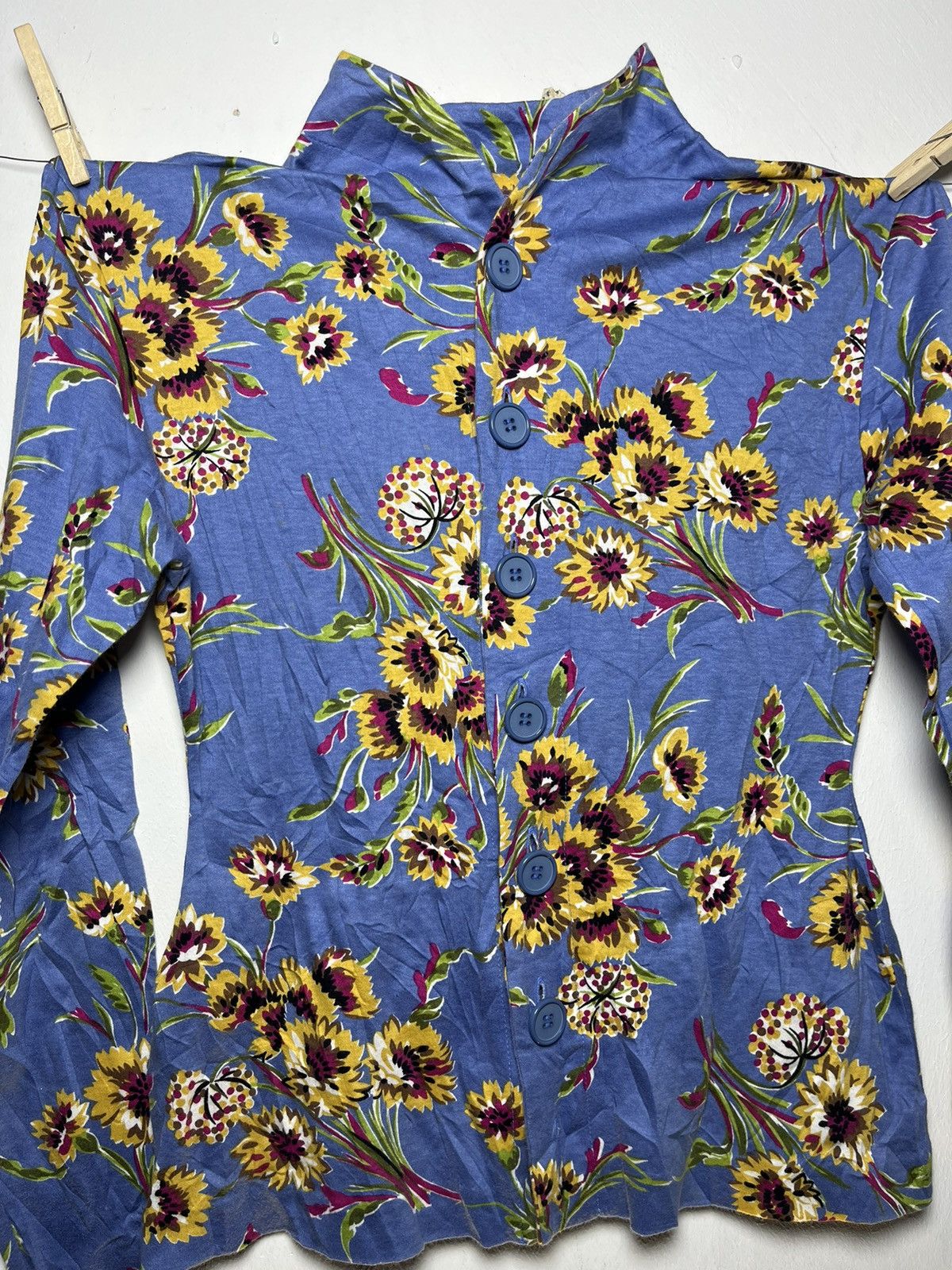 Designer Vintage NORMA KAMALI Button Up Size M / US 6-8 / IT 42-44 - 2 Thumbnail