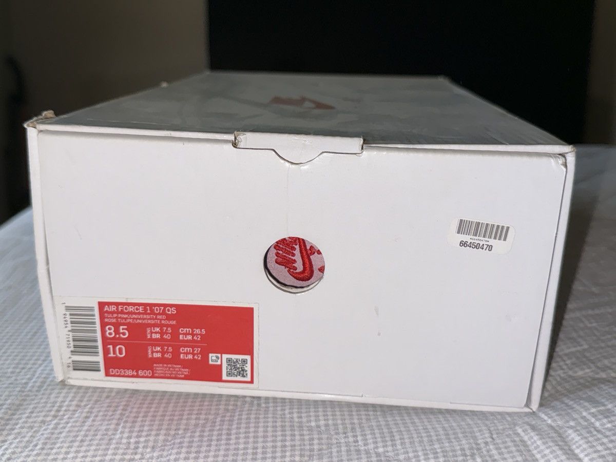 Nike Nike Air Force 1 Low ‘07 QS ‘ Valentine’s Day Love Letter ‘ Size US 8.5 / EU 41-42 - 9 Thumbnail