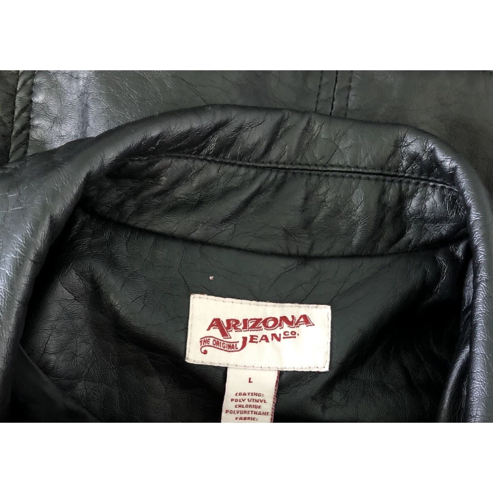 Vintage Arizona Faux Leather motorcycle Jacket L Womens Size L / US 10 / IT 46 - 5 Thumbnail