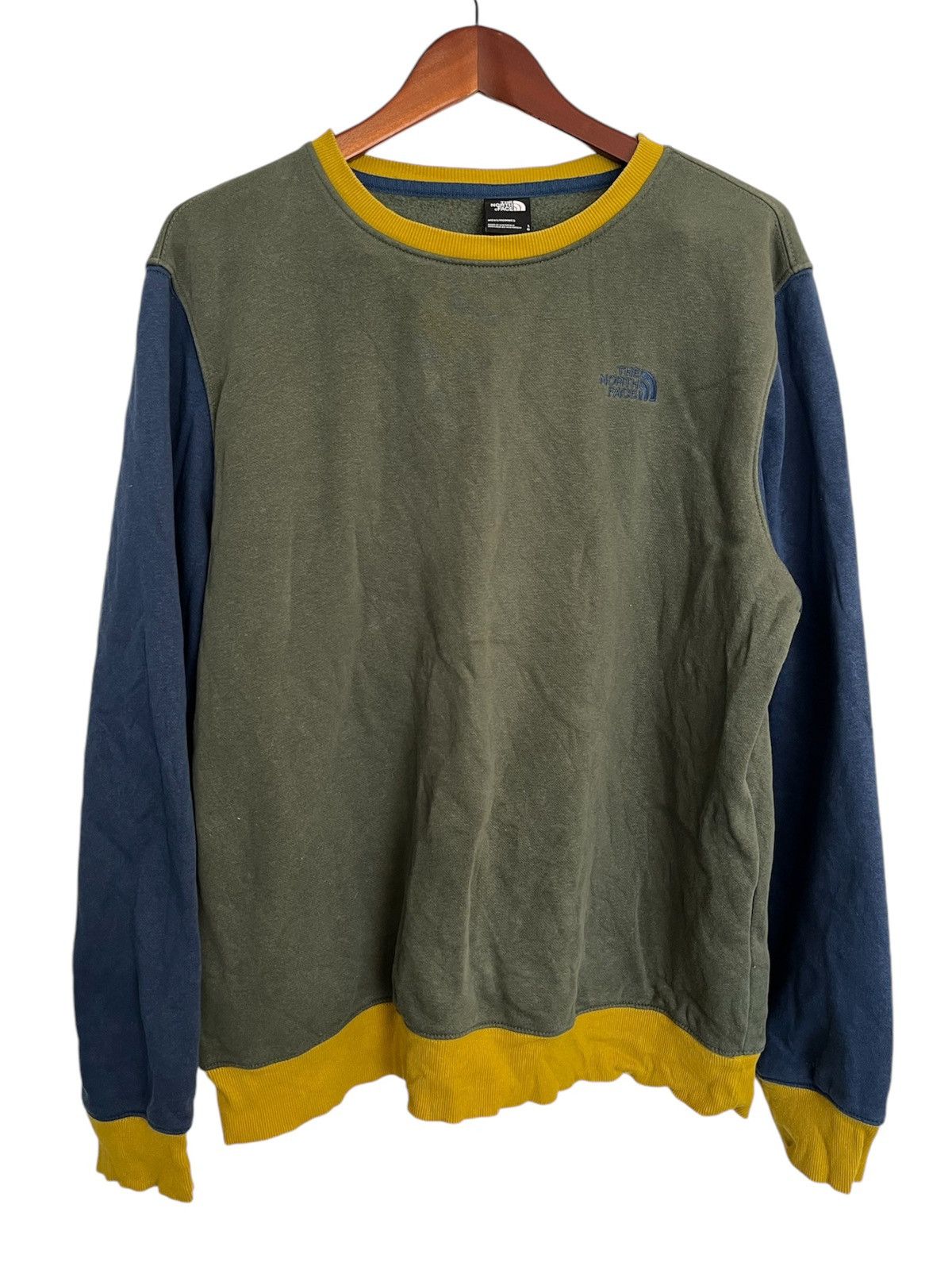 The North Face The North Face M. Colorblock crewneck yellow green Size US L / EU 52-54 / 3 - 1 Thumbnail