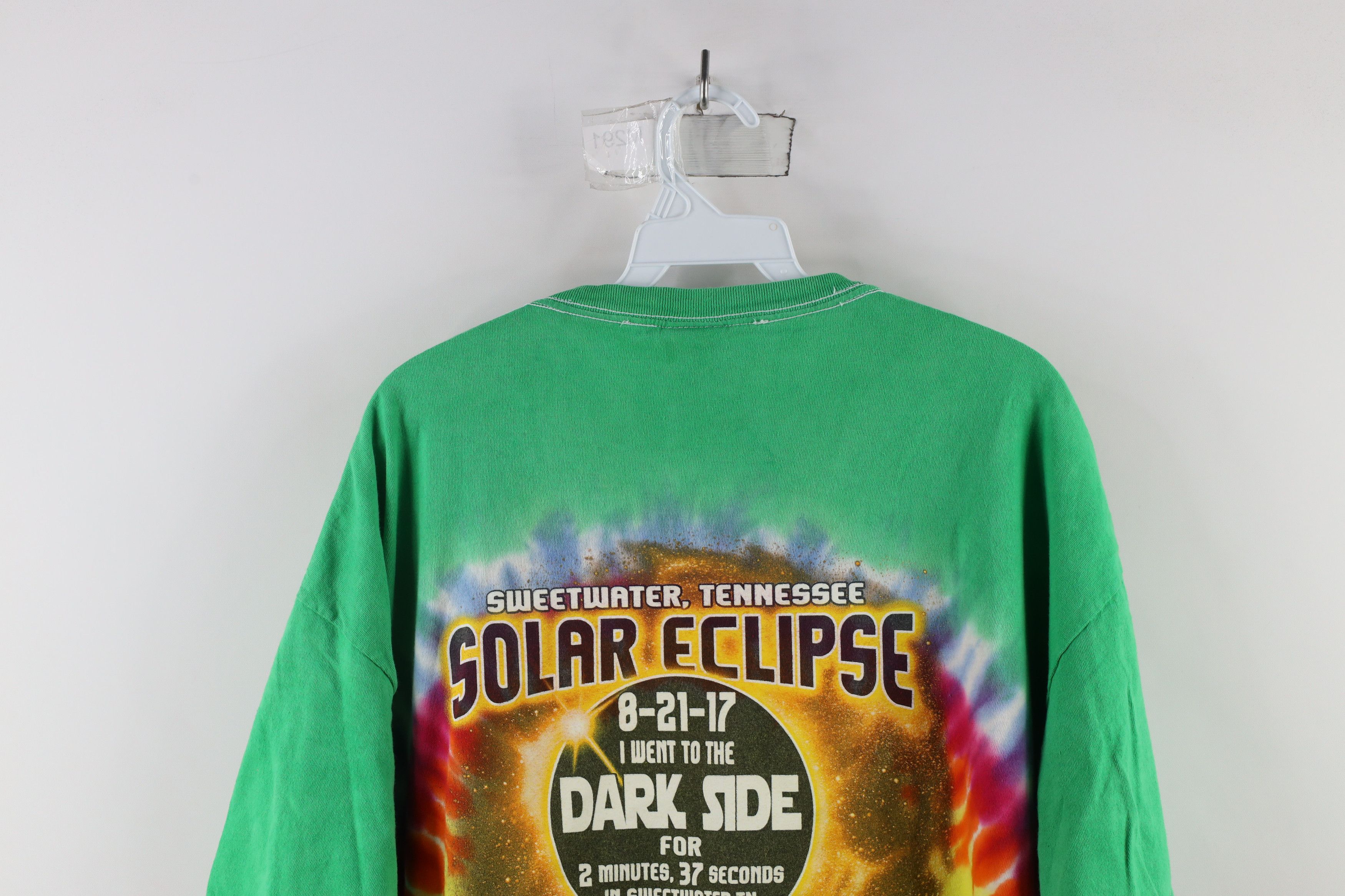 Vintage Vintage Y2K Tie Dye 2017 Solar Eclipse Tennessee T-Shirt Size US XXL / EU 58 / 5 - 10 Thumbnail