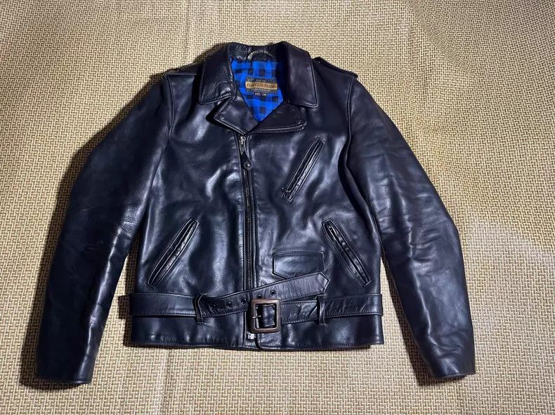 Schott Schott P613s Black Star Holwen Leather Jacket Size US M / EU 48-50 / 2 - 3 Thumbnail