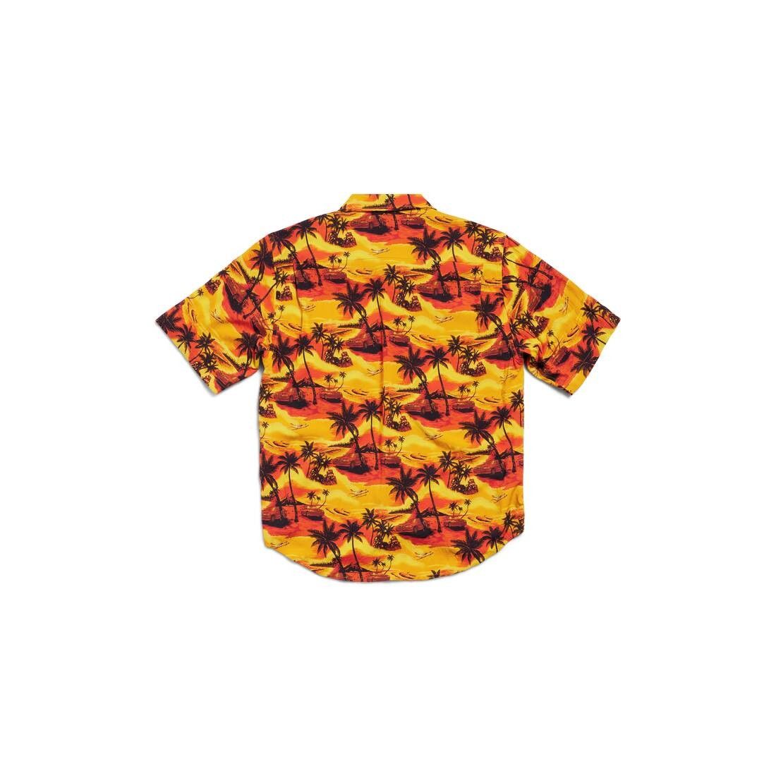 Balenciaga o1la1rc1a0925 Hawaiian Car Minimal Short Sleeve Shirt Size US S / EU 44-46 / 1 - 2 Thumbnail