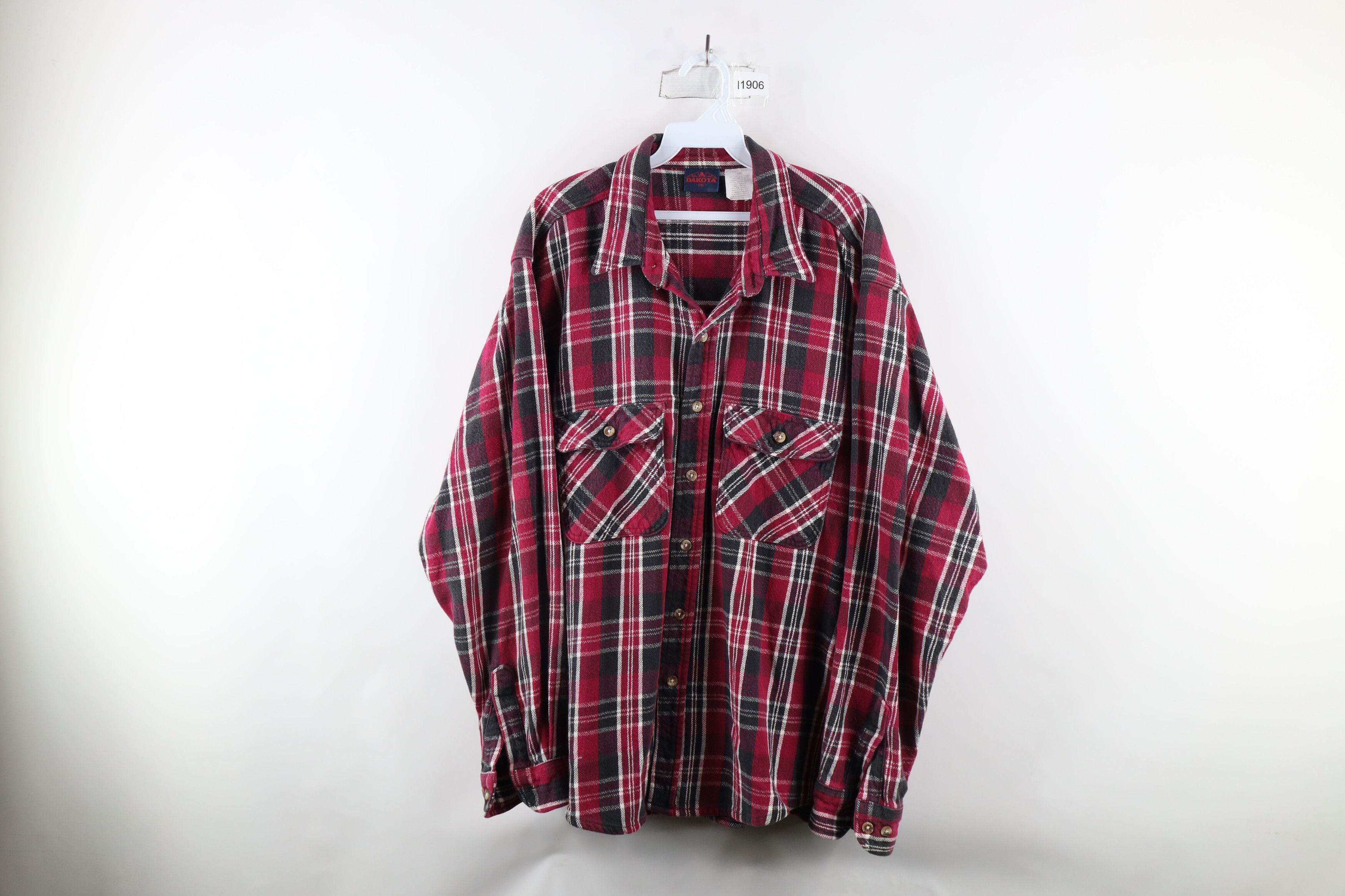 Vintage Vintage 90s Streetwear Heavyweight Collared Button Shirt Size US XXL / EU 58 / 5 - 1 Thumbnail