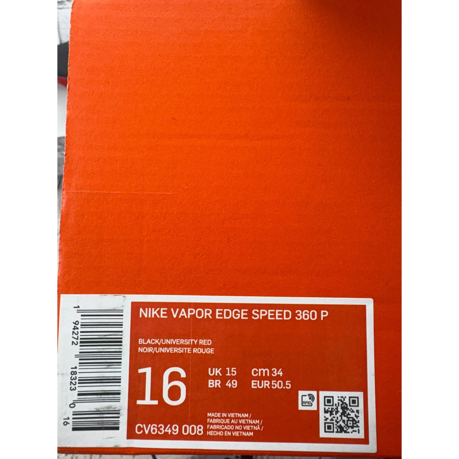 Nike Nike Vapor Edge Speed 360 NFL Football Cleats Mens 16 Black Size US 15 / EU 48 - 8 Thumbnail