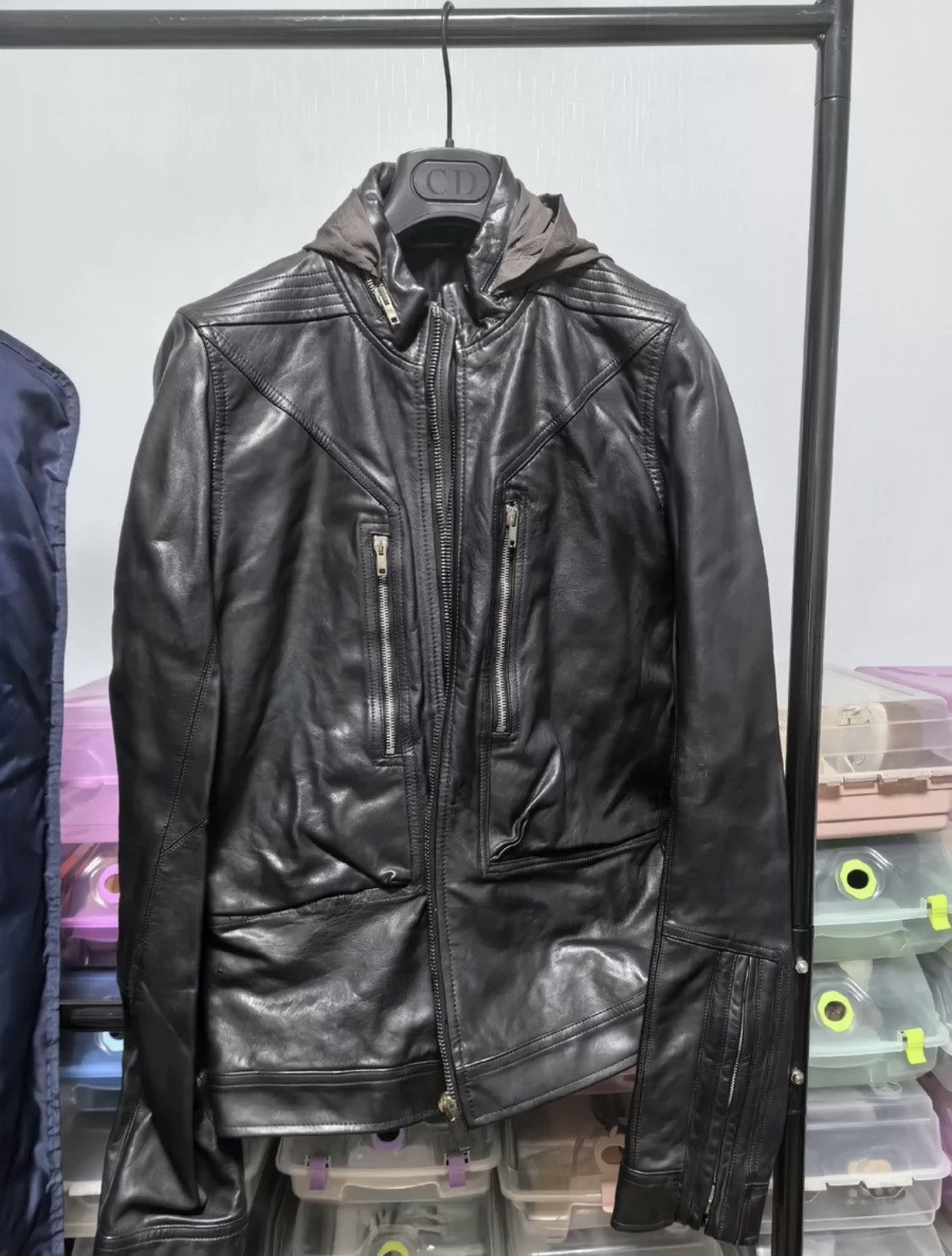 Rick Owens Rickowens leatherjacket Size US M / EU 48-50 / 2 - 1 Thumbnail