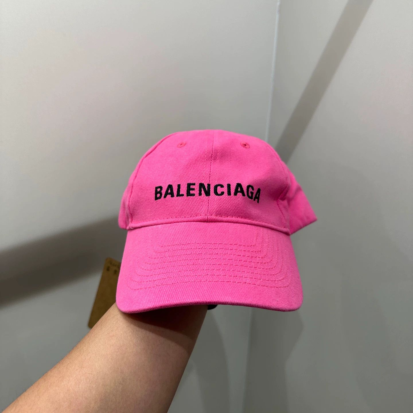 Balenciaga Balenciaga mar478 pink logo letter baseball cap L Size ONE SIZE - 1 Thumbnail