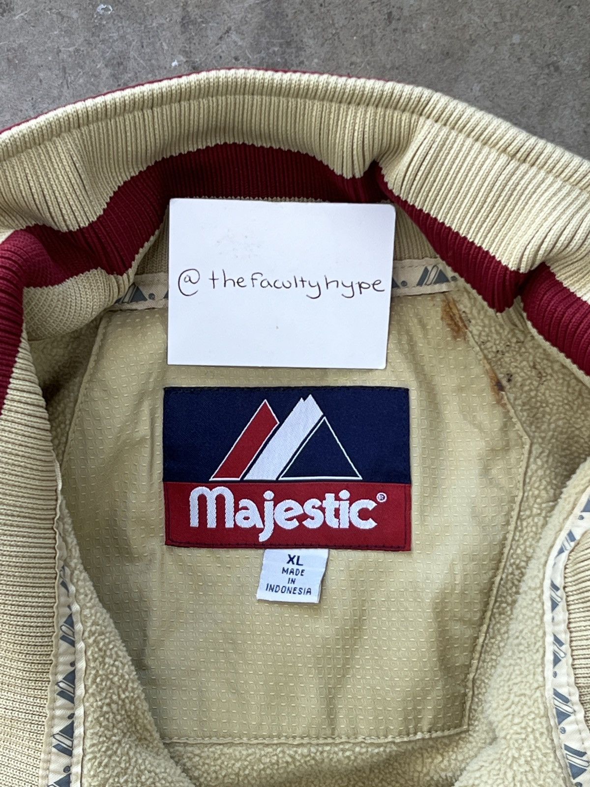 NCAA × Vintage Vintage 90s Majestic Florida State Jacket XL Size US XL / EU 56 / 4 - 3 Thumbnail