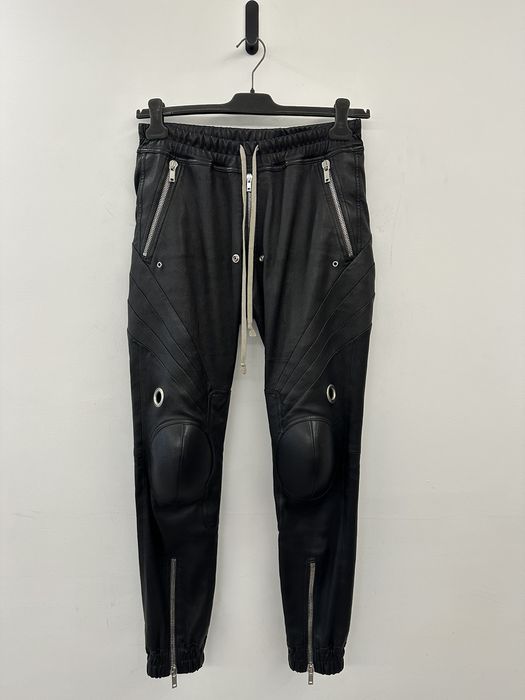 Rick Owens Rick owen leather biker jogger