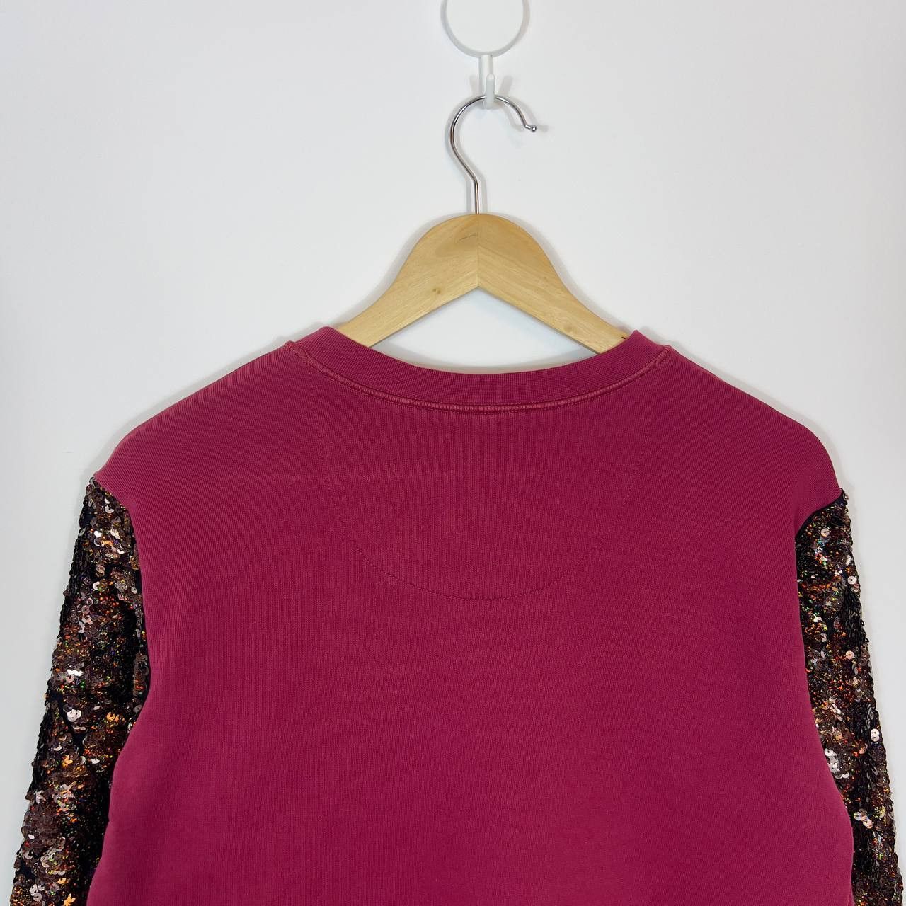Philipp Plein Philipp Plein Women’s Sweatshirt Size M Burgundy Long Sleeve Size M / US 6-8 / IT 42-44 - 5 Thumbnail