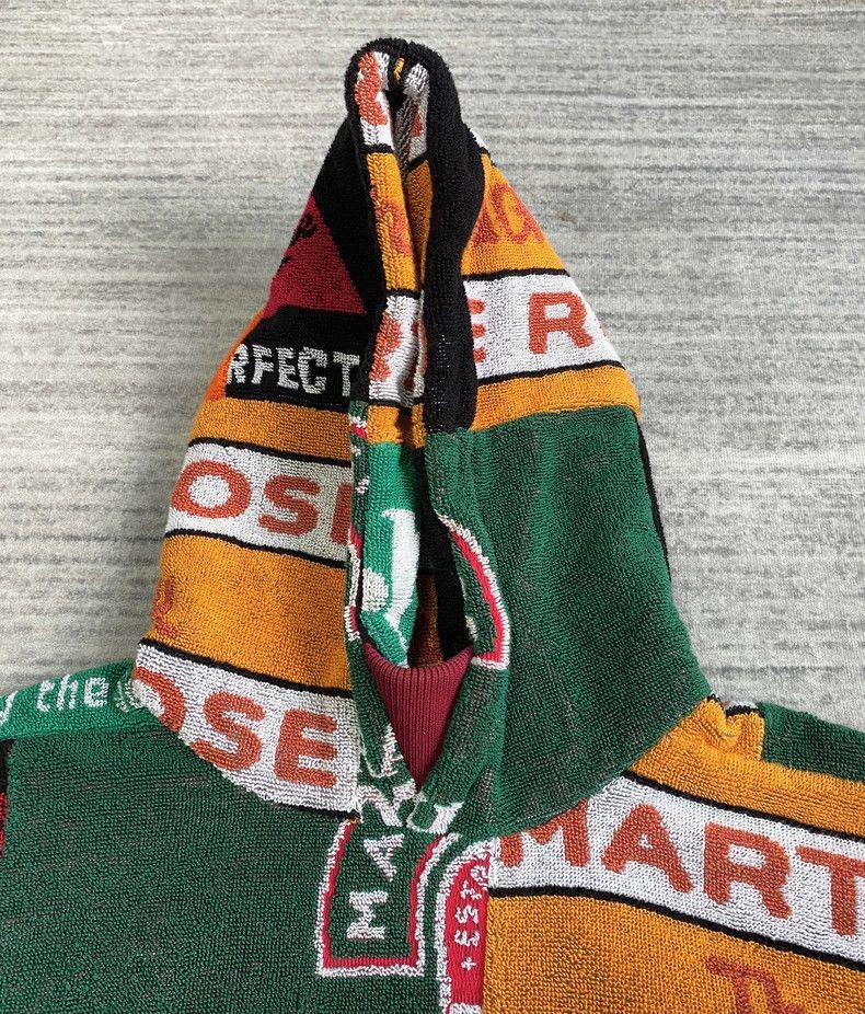 Martine Rose Martine Rose Towel Embroidered Hoodie Bar Towel Splicing H Size US XS / EU 42 / 0 - 4 Thumbnail