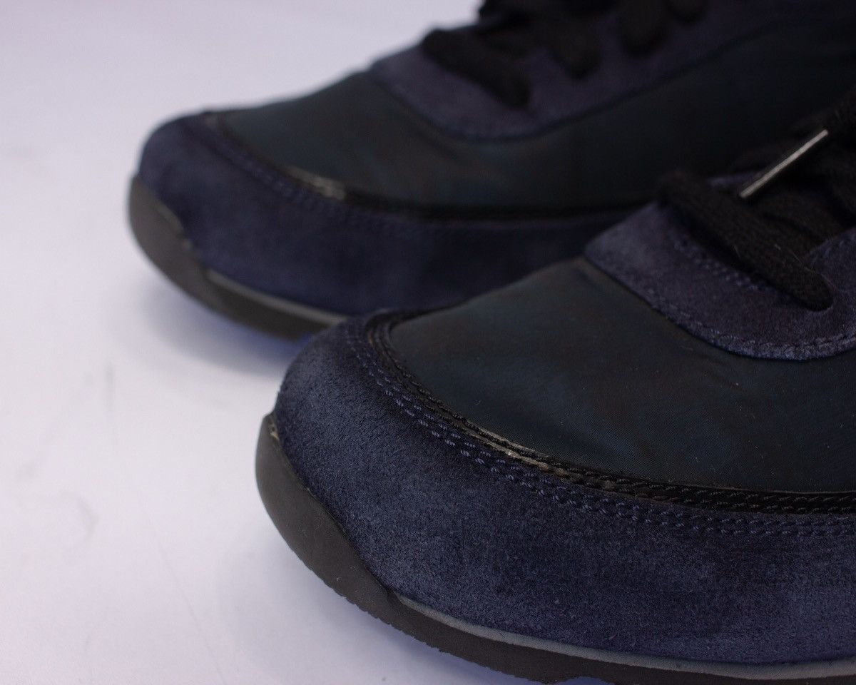 Prada 835$MRP Prada Sport Navy Blue Suede and Nylon Low Top Sneak Size US 8 / EU 41 - 9 Thumbnail