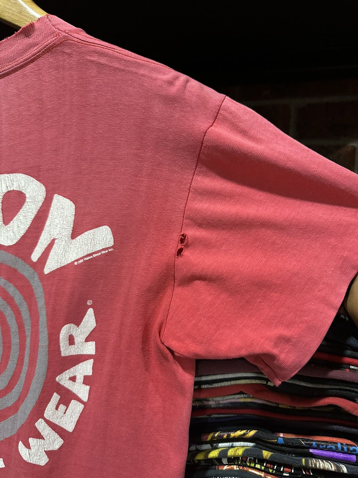 Vintage Vintage 80s Vision Streerwear Faded Tee Size US M / EU 48-50 / 2 - 4 Thumbnail