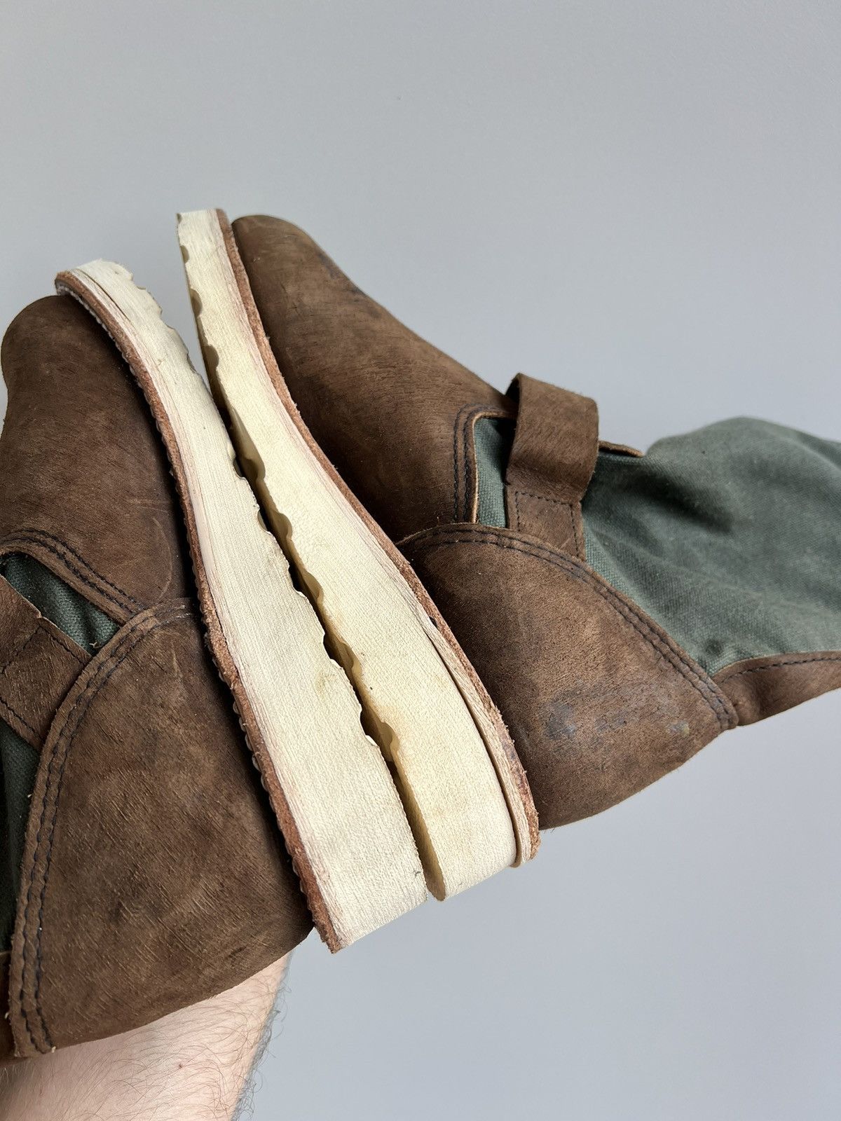 Red Wing × Vintage Vintage Red Wing 2980 Suede Brown Boots Shoes Size US 5 / EU 37 - 8 Thumbnail