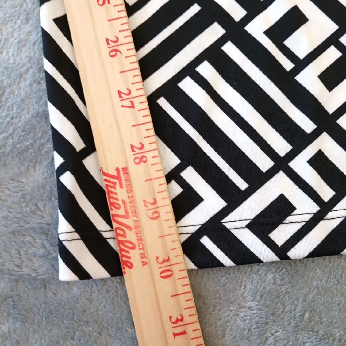 Vintage Nina Leonard Pants Womens XL Black Geometric Pull On Pockets 36x30 Ankle New Size 40" / US 18 - 4 Thumbnail