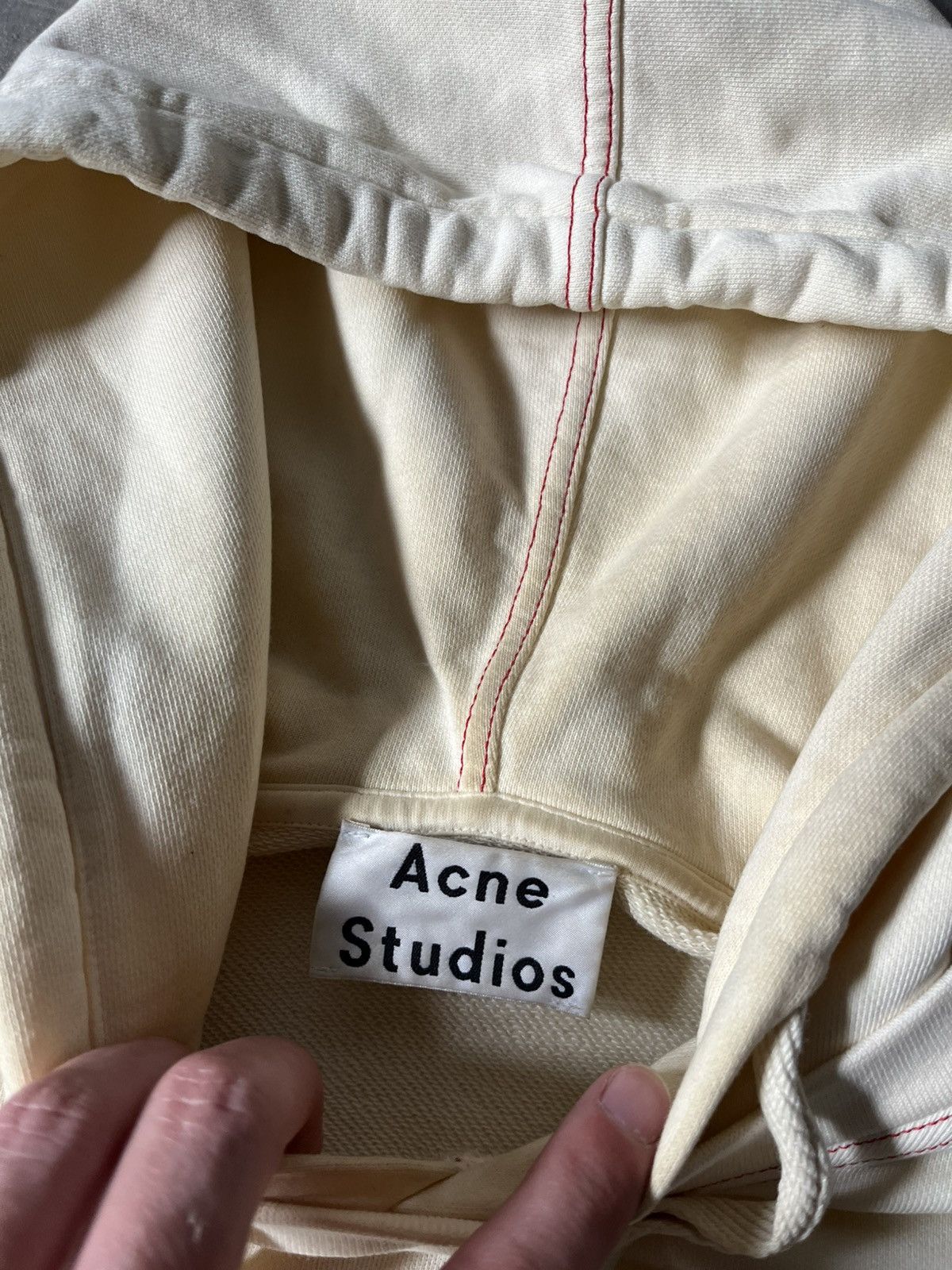 Acne Studios Acne Studios cream red striped hoodie basic Size US XS / EU 42 / 0 - 13 Thumbnail