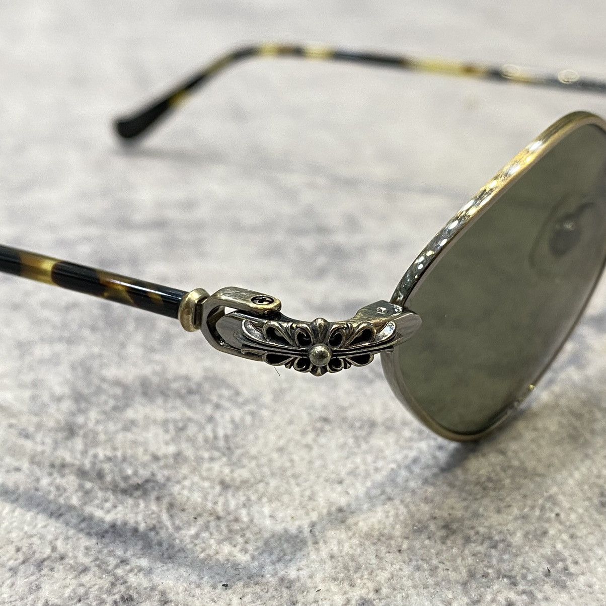 Chrome Hearts CHROME HEARTS DIAMOND DOG Antique Gold/Hollywood Tortoise Size ONE SIZE - 3 Thumbnail
