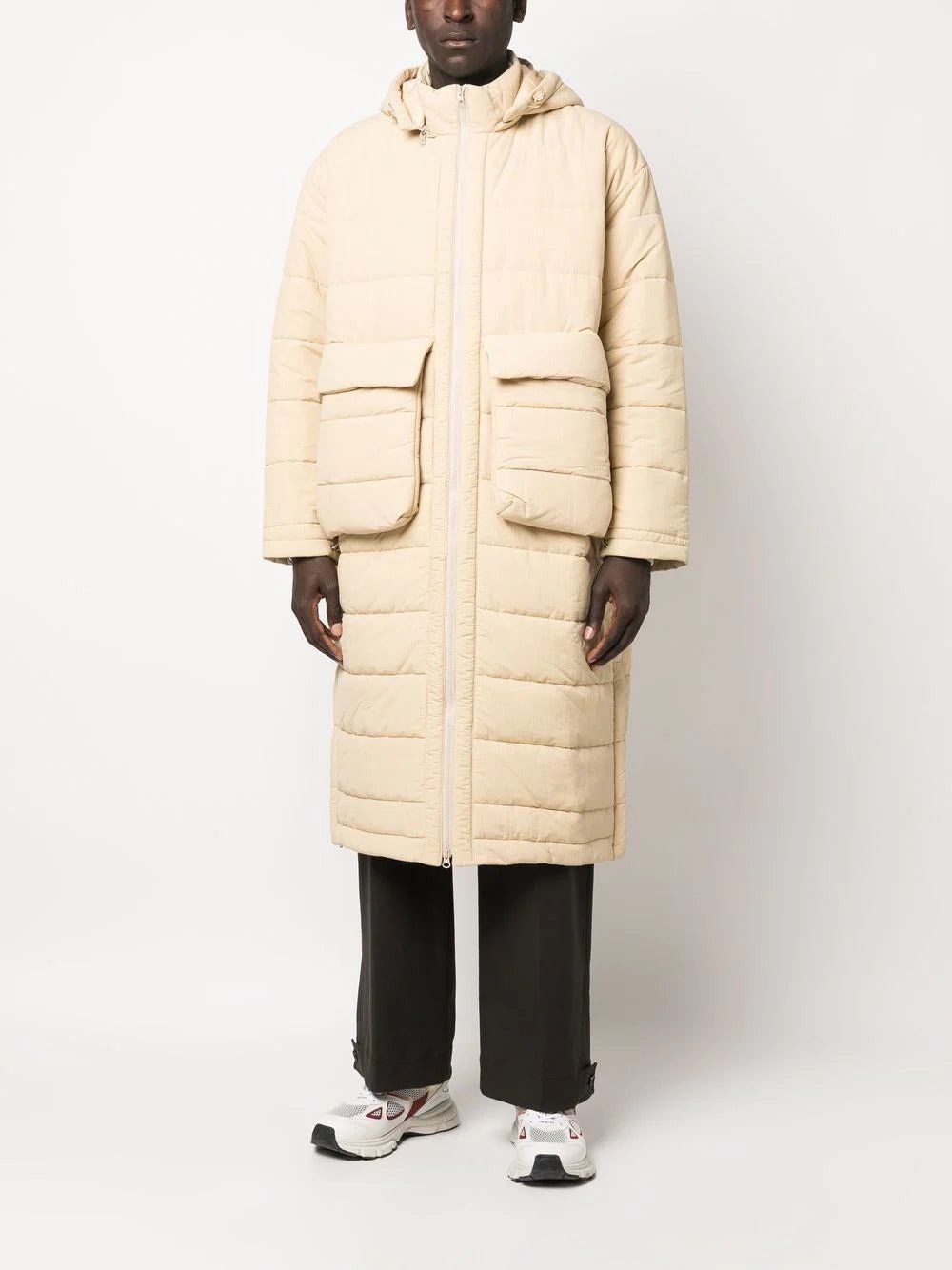 Henrik Vibskov !DS! AW22 Henrik Vibskov Apollo Almond Long Puffer Coat Size US M / EU 48-50 / 2 - 5 Thumbnail
