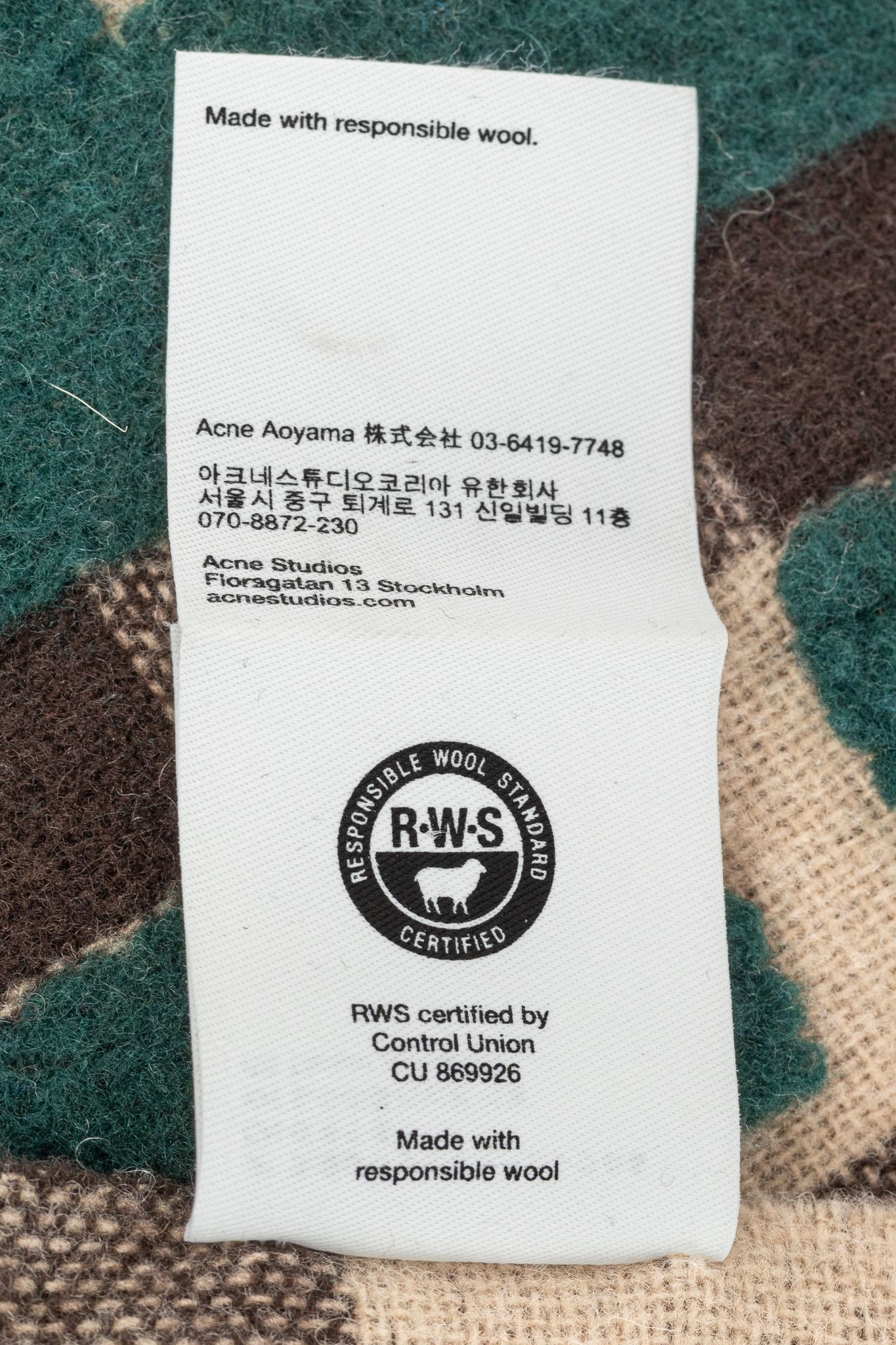 Acne Studios Acne Studios Veda Tasselled-Trim Wool-Blend Scarf Size ONE SIZE - 7 Thumbnail