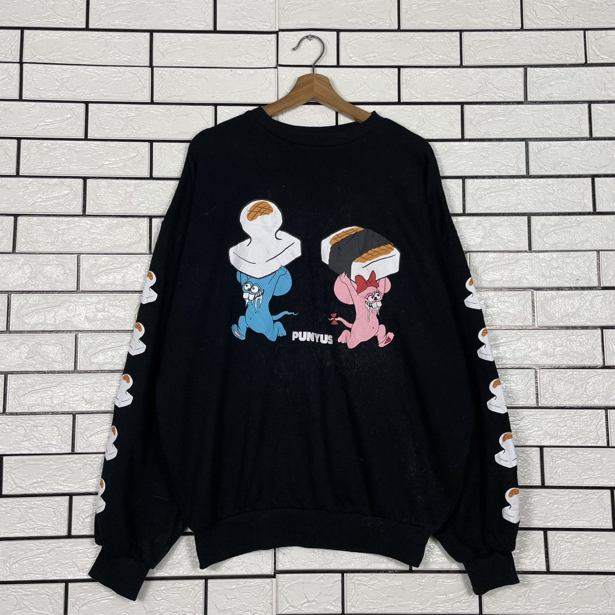 Japanese Brand Japanese Brand Punyus Big Print Sweatshirt Size US M / EU 48-50 / 2 - 1 Thumbnail