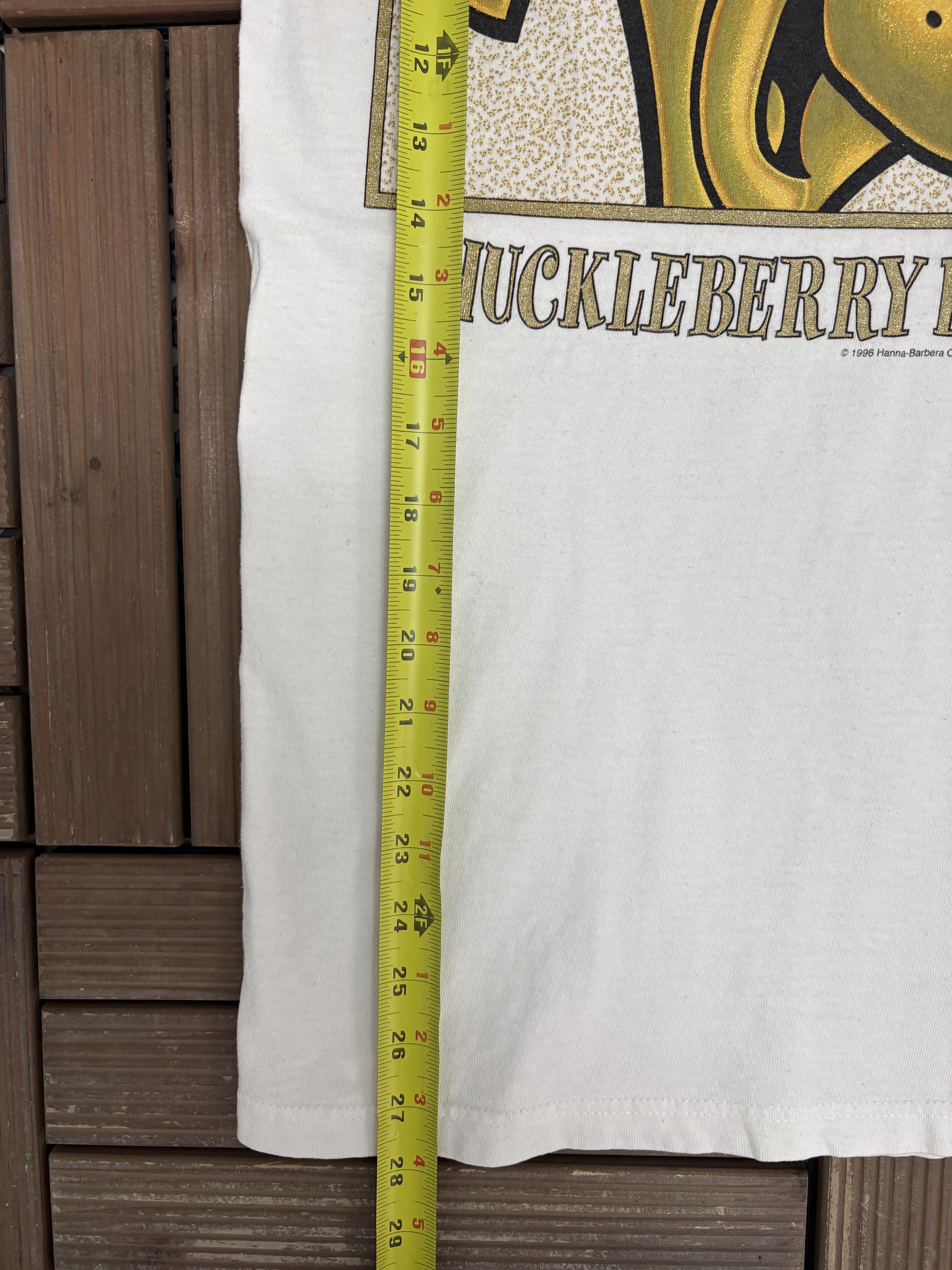 Vintage Huckleberry Hound Vintage White T-Shirt Tee Size US S / EU 44-46 / 1 - 8 Thumbnail