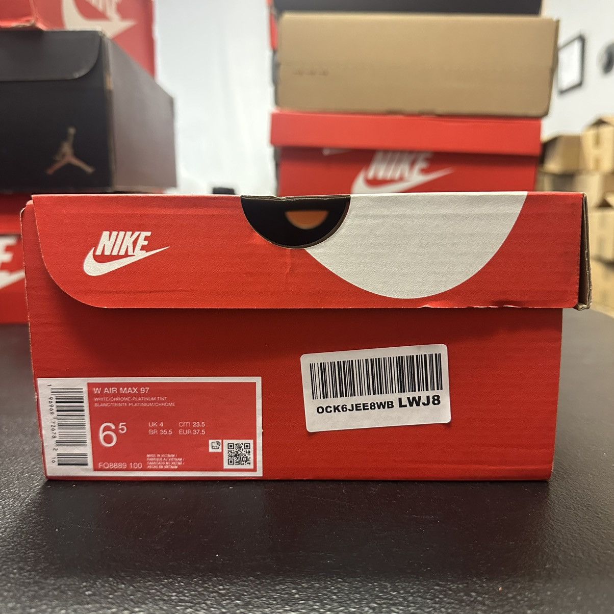 Nike Size 6.5W (5M) - Nike Air Max 97 White Chrome FQ8889-100 Size US 6.5 / IT 36.5 - 7 Thumbnail