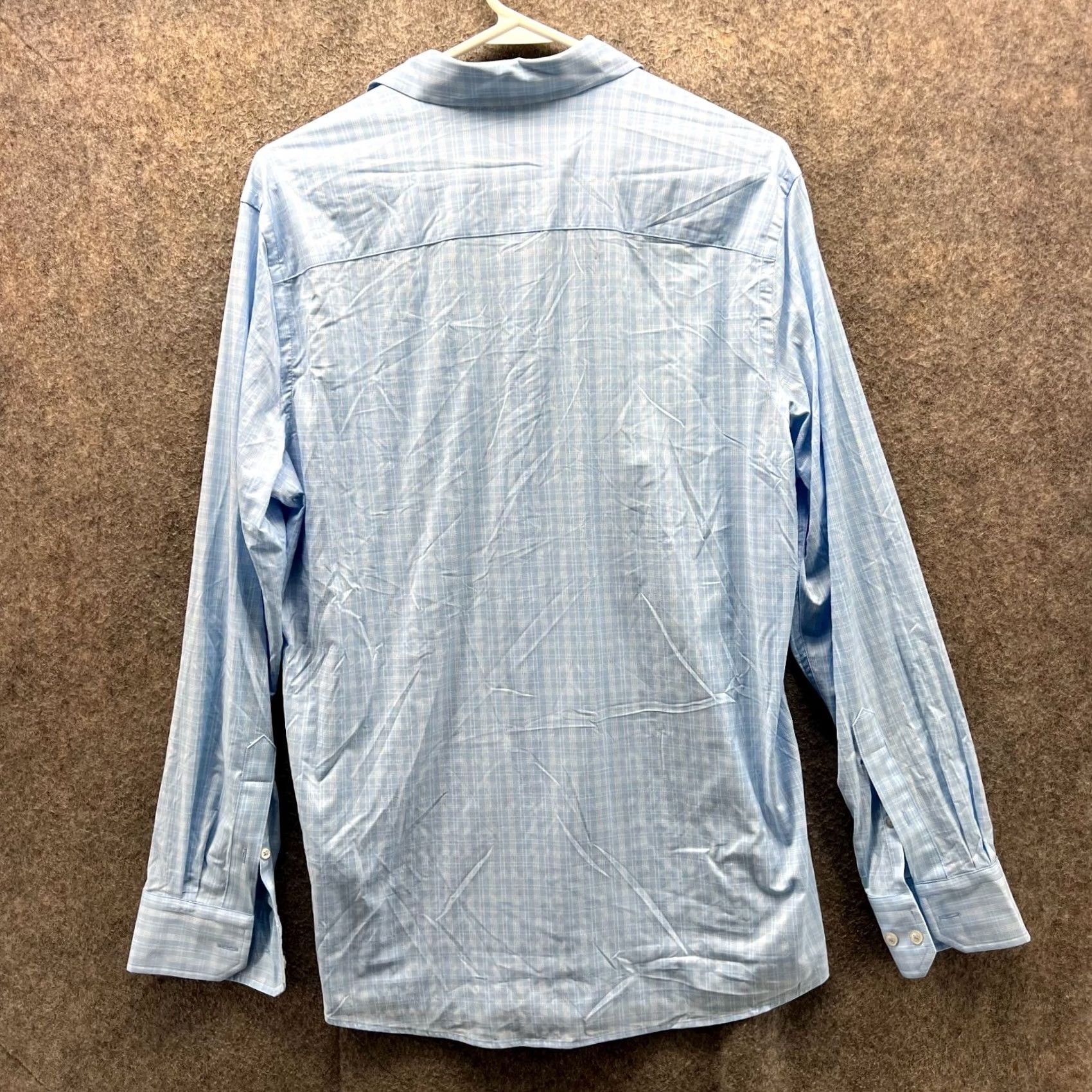 Southern Tide Southern Tide Shirt Mens Small Blue Button-Down Classic Stretch Plaid Knit Check Shirt Size US S / EU 44-46 / 1 - 2 Thumbnail