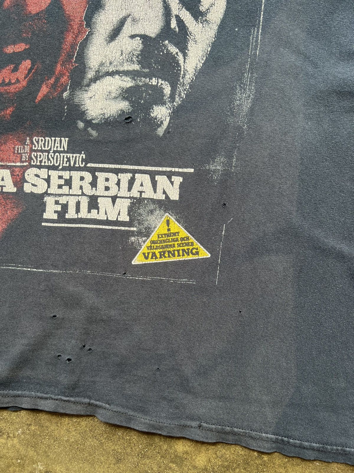 Vintage Rare 2010 A Serbian Film Movie Promo Tee Shirt Pulp Fiction Size US L / EU 52-54 / 3 - 4 Thumbnail