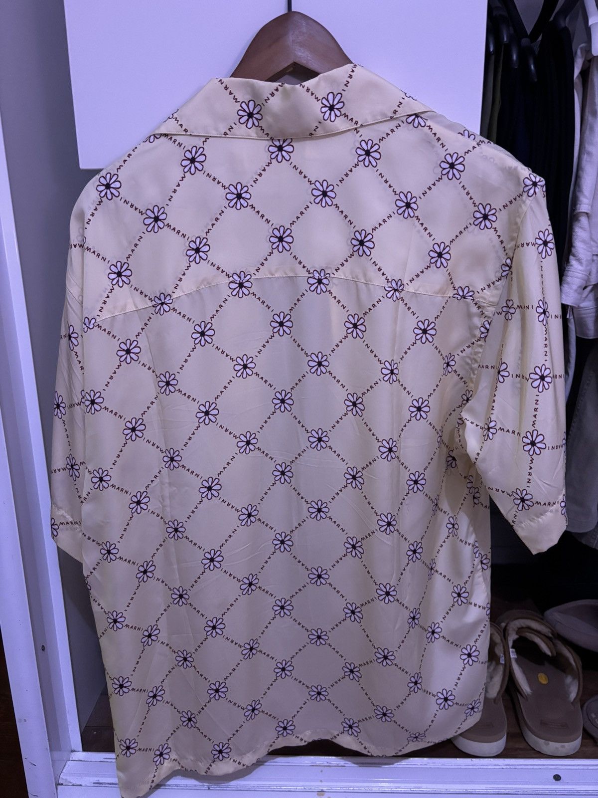 Marni Marni Viscose Toile Bowling Shirt Size US S / EU 44-46 / 1 - 3 Thumbnail