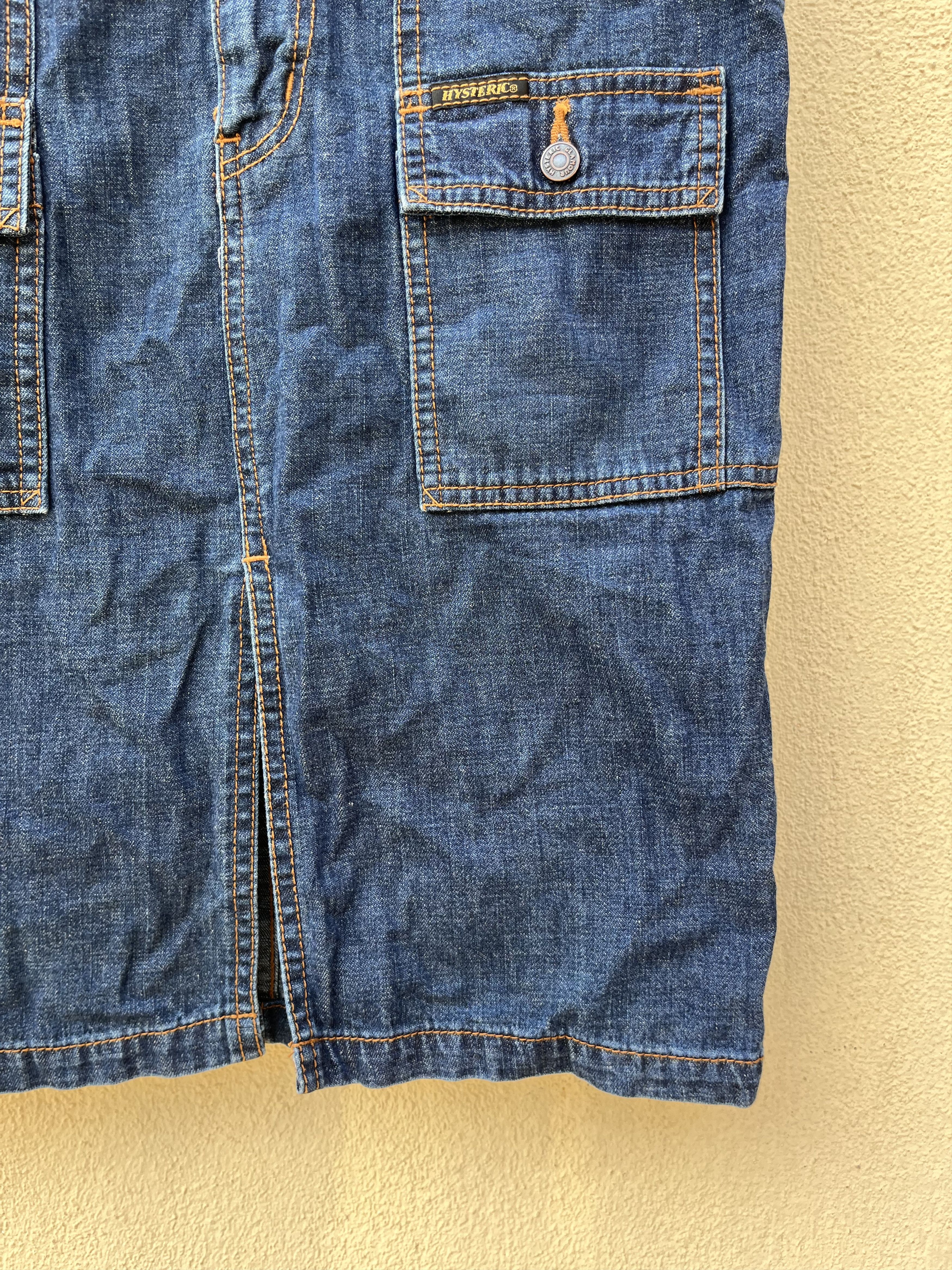 Hysteric Glamour Vintage hysteric glamour denim mini skirt Size 29" - 4 Thumbnail