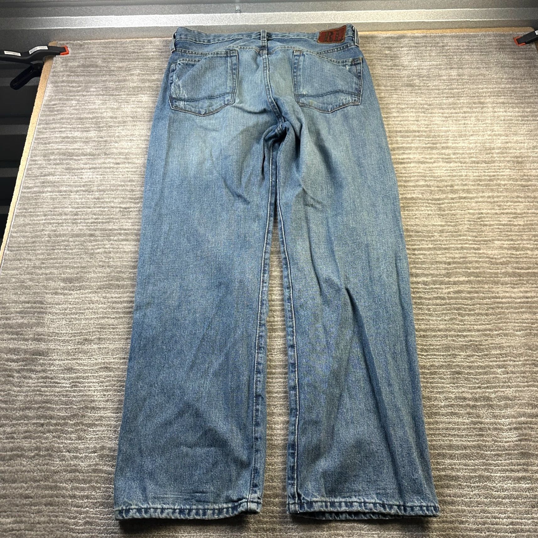 Polo Ralph Lauren VINTAGE Polo Ralph Lauren Jeans Mens 34x30 Blue Denim Pants Relaxed Loose Y2K Cowboy Straight 5-Pocket Design Mens Size US S / EU 44-46 / 1 - 2 Thumbnail