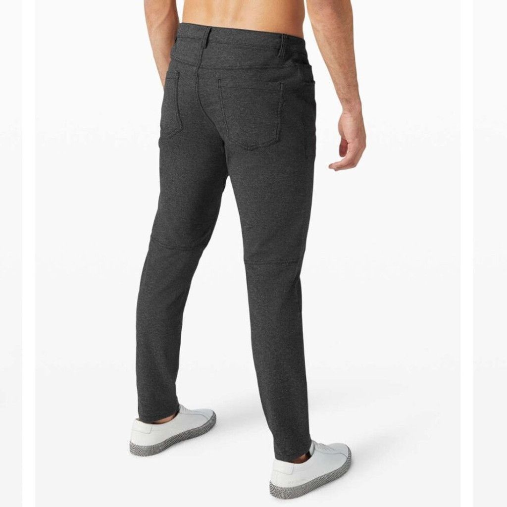 Lululemon Lululemon ABC Pant Slim Tech Canvas 32" Black Pants Size 30 Size US 30 / EU 46 - 3 Thumbnail