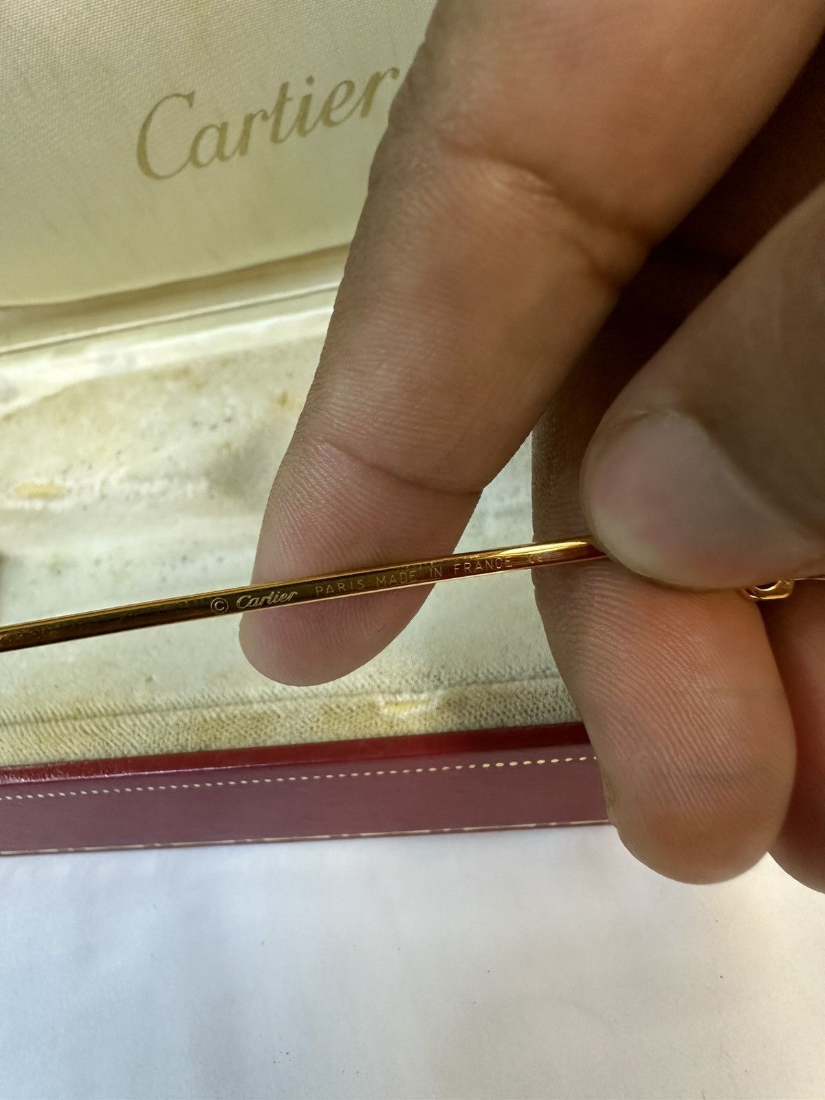 Cartier NOS 80’s Cartier GOLD Vintage Sunglasses 62 ⏹️ 14 Size ONE SIZE - 12 Thumbnail