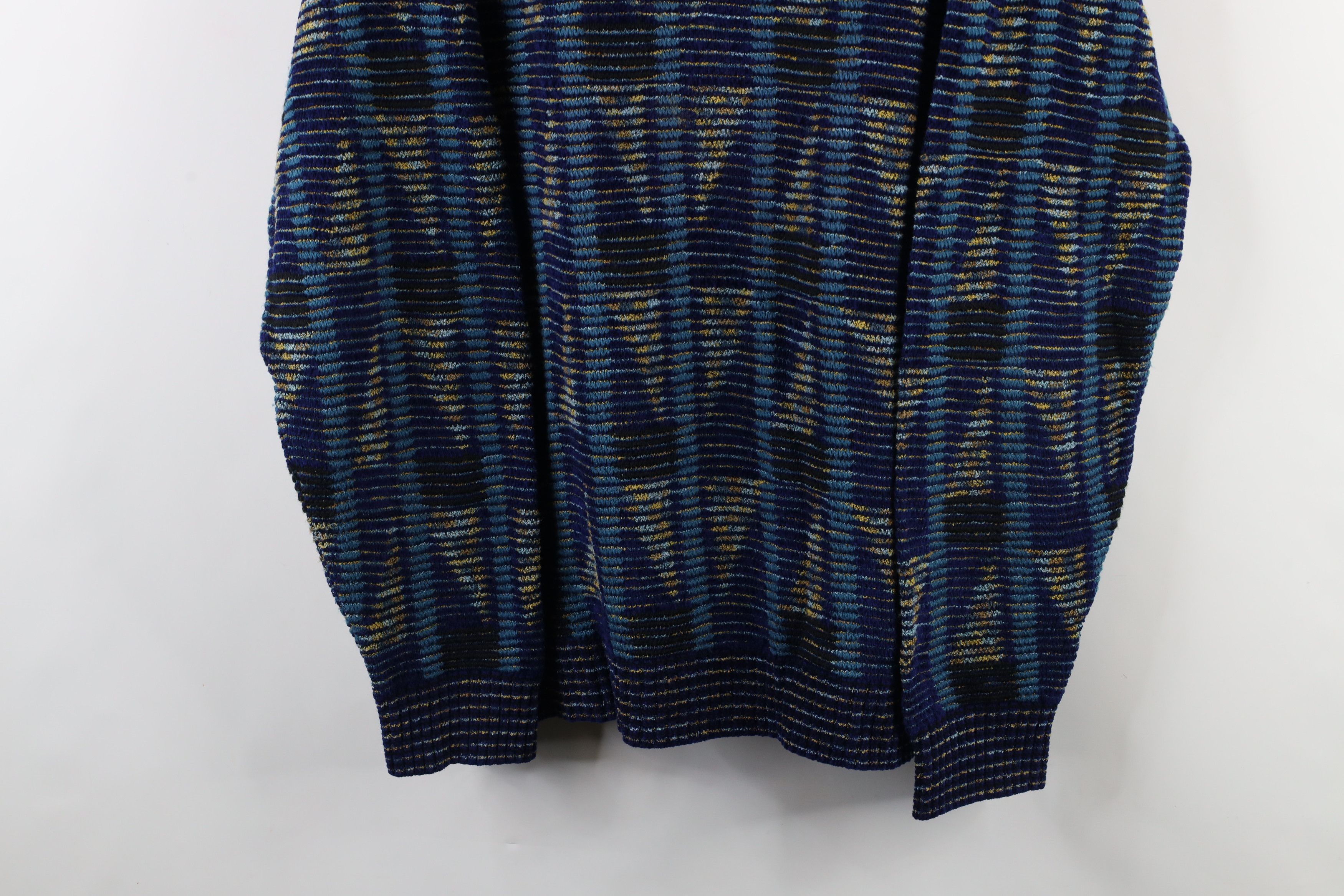Vintage Vintage 90s Coogi Style Textured Knit Mock Neck Sweater Size US XL / EU 56 / 4 - 3 Thumbnail