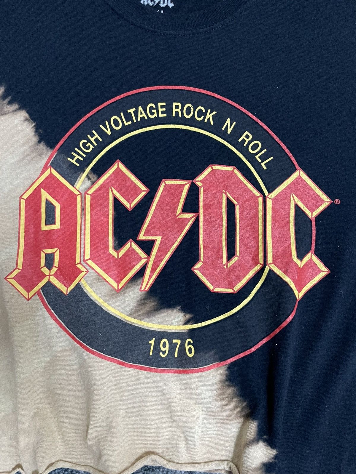 Band Tees RARE ACDC BAND CROP TOP TEE Size L / US 10 / IT 46 - 5 Thumbnail