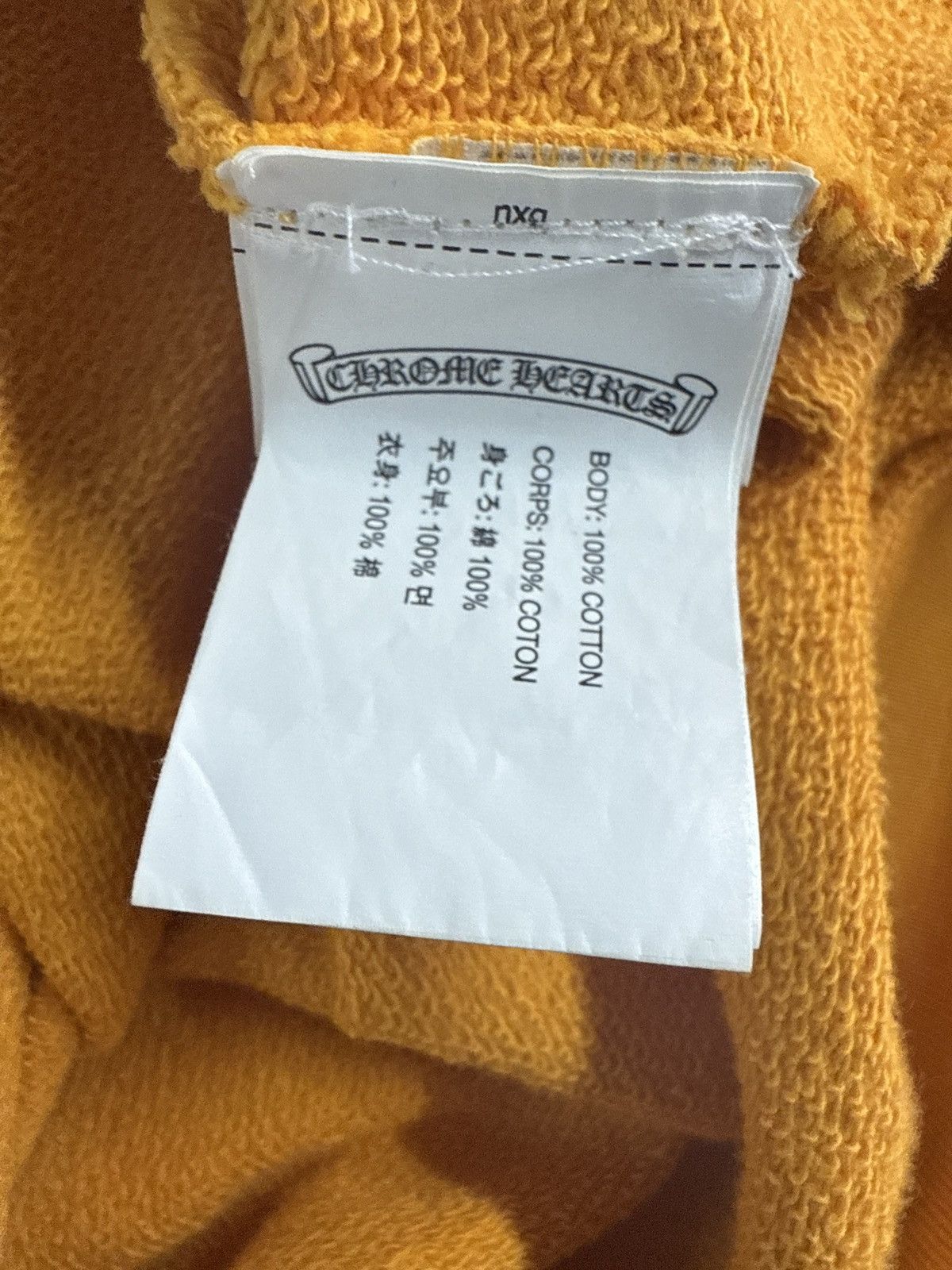 Chrome Hearts CHROME HEARTS SCRIPT SWEATSHIRT YELLOW BLACK Size US XS / EU 42 / 0 - 9 Thumbnail