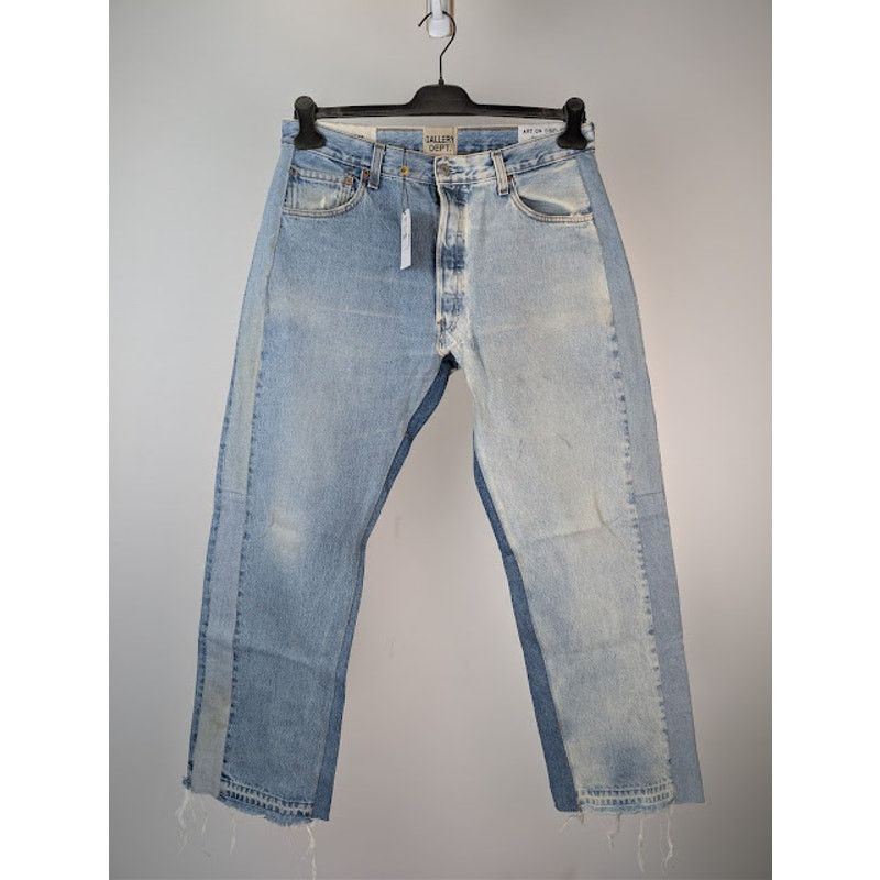Gallery Dept. o1rshd1 Ken Panelled Denim Jeans in Indigo Blue Size US 32 / EU 48 - 1 Thumbnail