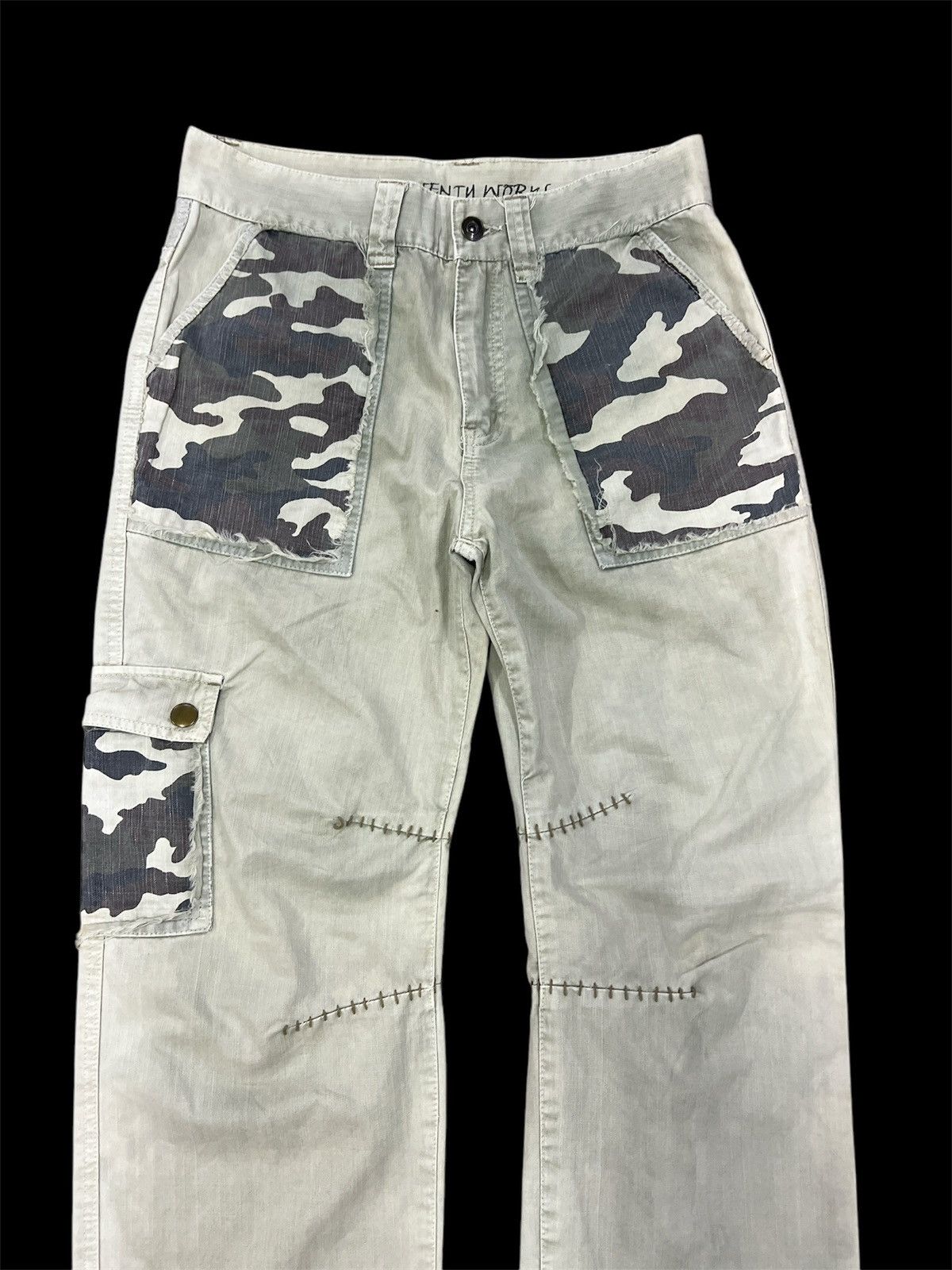 Japanese Brand × Vintage TWENTY WORK DISTRESSED PANT Size US 30 / EU 46 - 2 Thumbnail