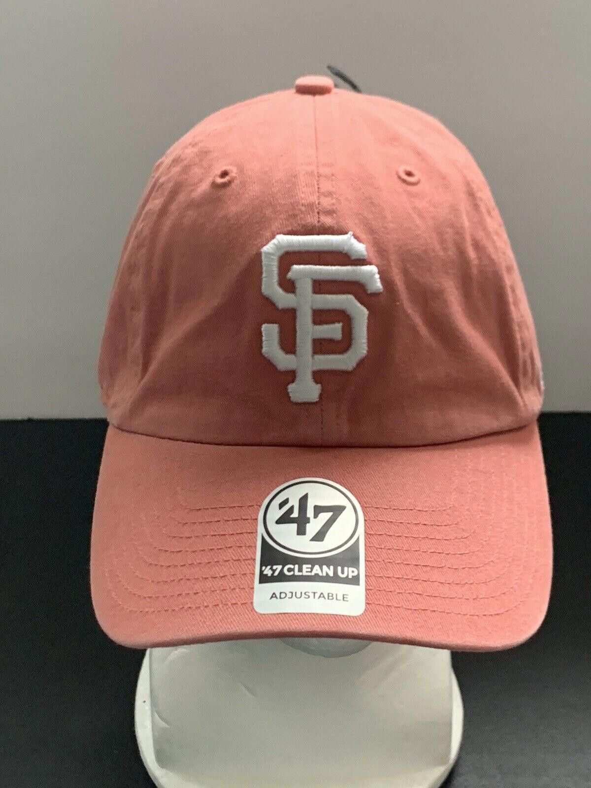 47 Brand San Francisco Giants Hat Strapback Coral Pink NWT Size ONE SIZE - 1 Thumbnail