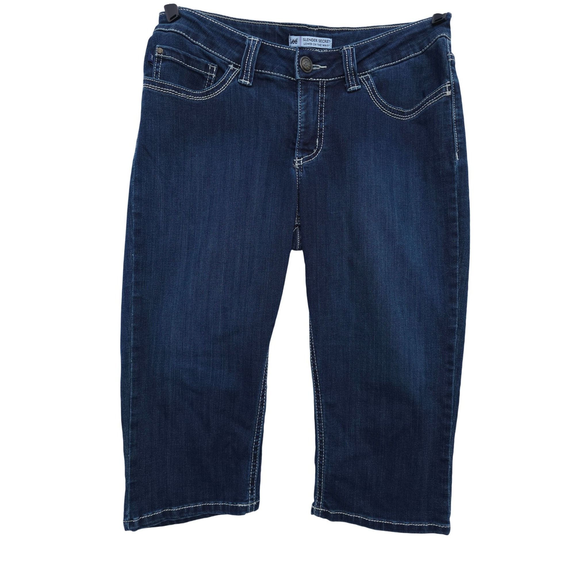 Lee Lee Women's Slender Secret Bermuda Jean Shorts Size 8 Medium Size 27" / US 4 / IT 40 - 1 Thumbnail