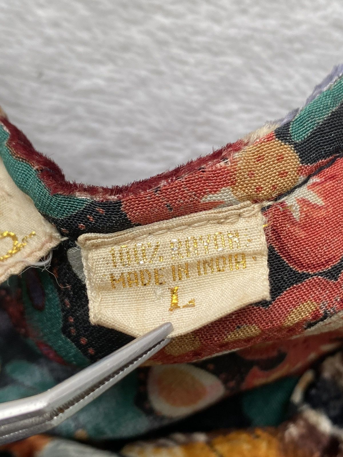 Vintage 1980s El-saad Copenhagen Indian Tapestry Velvet Jacket Size M / US 6-8 / IT 42-44 - 13 Thumbnail