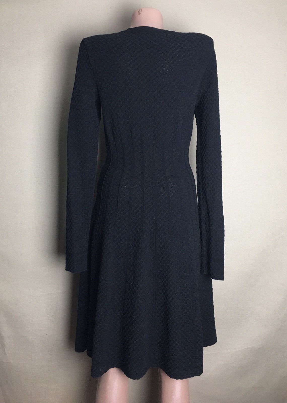 Missoni MISSONI Black Jacquard Wool Viscose Womens Dress Size S / US 4 / IT 40 - 5 Thumbnail