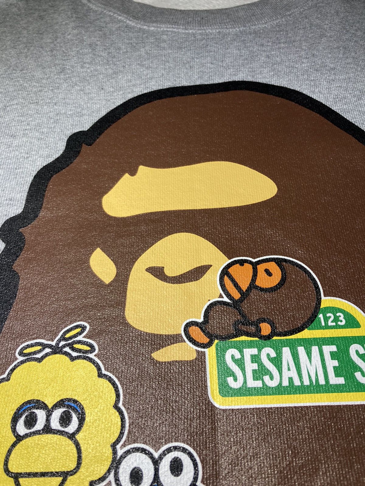Bape SS21 Bape Sesame Street Sweater Elmo Muppet 2021 Large Bird Size US L / EU 52-54 / 3 - 6 Thumbnail