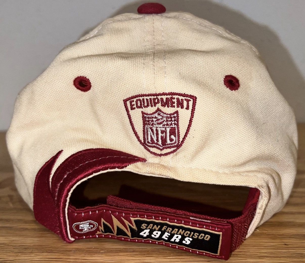 Reebok Vintage San Francisco 49ers Shark Tooth Hat Size ONE SIZE - 4 Thumbnail