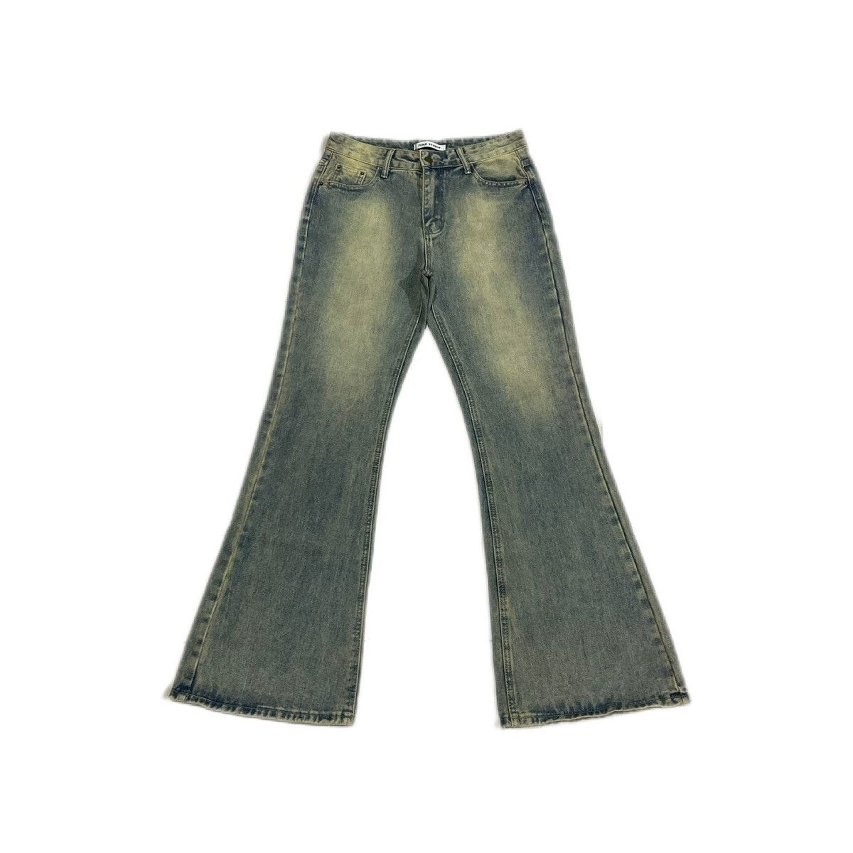 🔥Sick Y2K June Studio Mud Wash Flared Denim